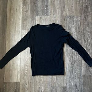 Zara man basic navy sweater